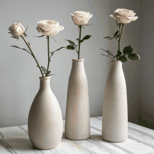 Minimalist Ceramic Bloom Vase Set